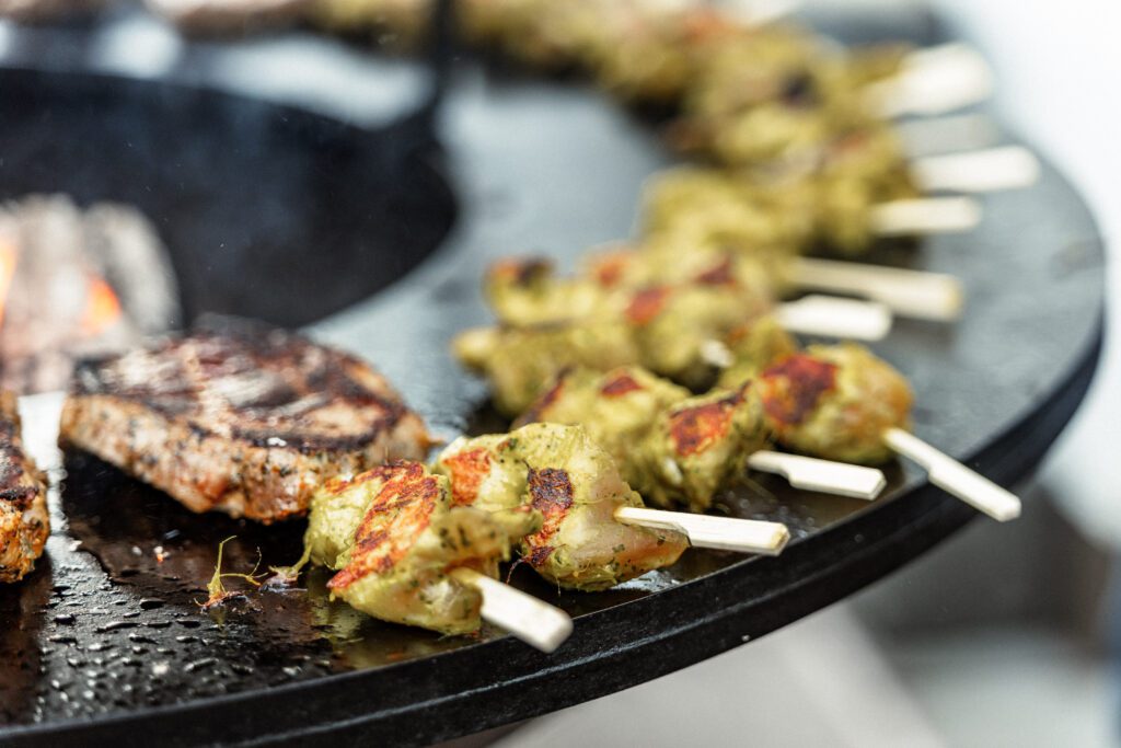 Satay Spieße auf dem Ofyr Grill